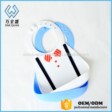 waterproof baby bib washable printing silicone baby bib