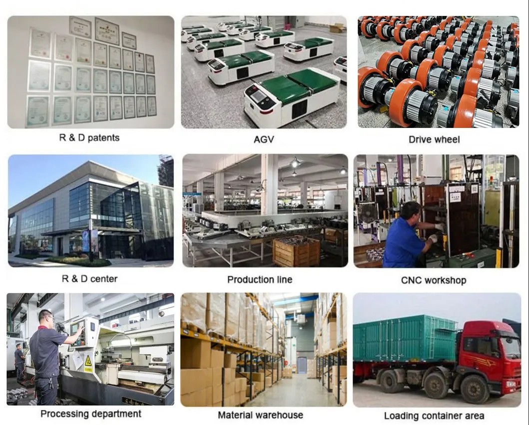 Tzbot 1500kg Load Autonomous Mobile Robot Material Handling Equipment Forklift Agv