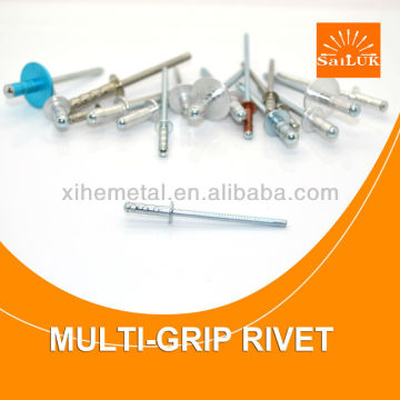 Multigrip aluminum pop rivets