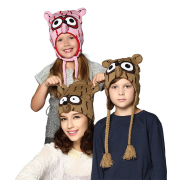 wholesale knitting animal children hat