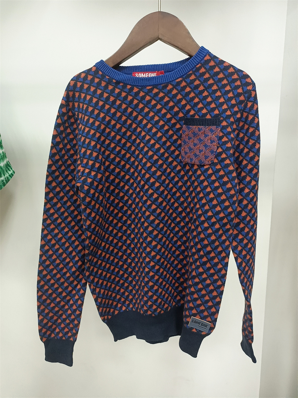 BOY'S JACQUARD COTTON SWEATER