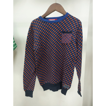 Sweater Kapas Jacquard Boy