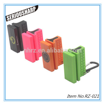 outdoor camp tactical tool portable mini knife sharpener pocket ceramic sharpener