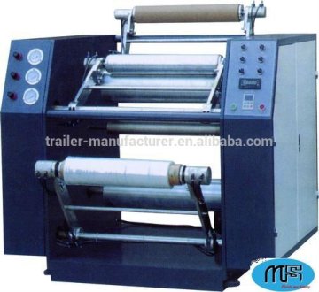 PE stretch film rewinding machine