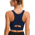 Women built in bra workout tops