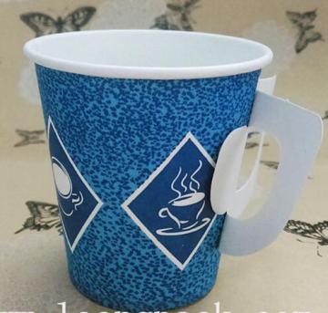 Heart Insulated Hot Paper Cup with Handle