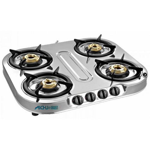 Pencucuhan Auto Spectra 4 Burner SS Gas Stove