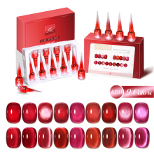 AS 9 Colors Ruby Sparks Collection Glitter Gel Polish Kit
