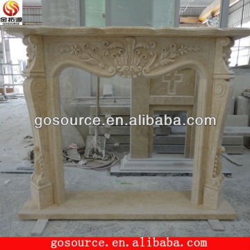 marble fireplace mantel modern