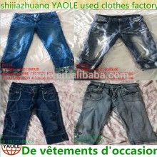 sorted/unsorted used jeans in bales