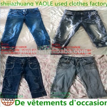 sorted/unsorted used jeans in bales