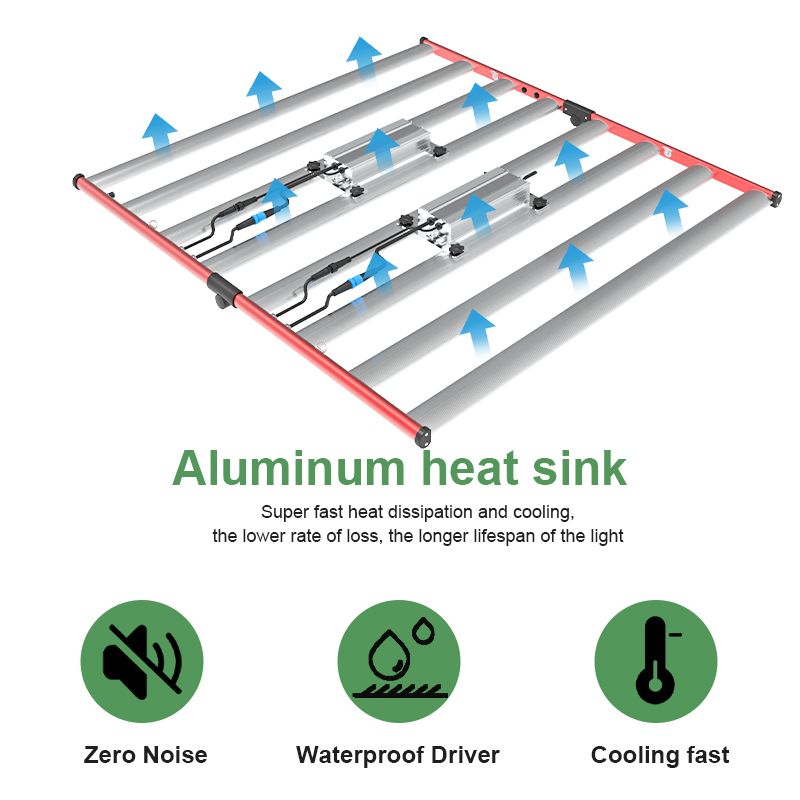 800W LED Grow Light untuk Plant Veg Bloom