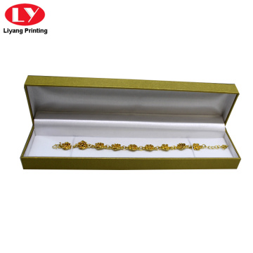 Luxury Hinge Jewelry Box with Custom Logo Printed