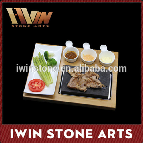 Steak stone grill/Hot stones steak and seafood restaurant/BBQ cooking stone