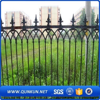 galvanized finish palisade fencing