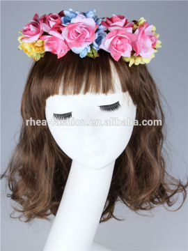 Fashionable decorative christmas garland,artificial rose garland wreath jewelry