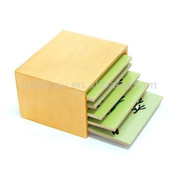 Montessori Toys - Zoology Puzzles &amp; Cabinet (HTZ0022)