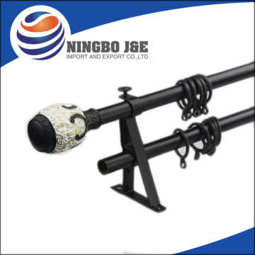 African Style Window Curtain Rod With Curtain Accessories