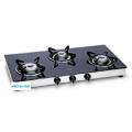 Toughened Black Glass Gas Stove Alloy Burners