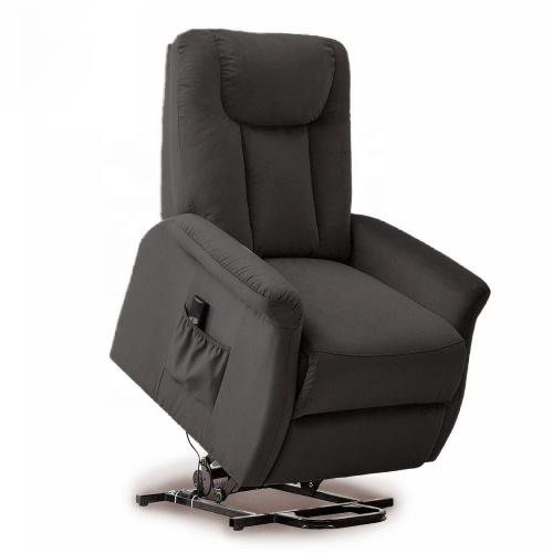 Velvet Fabric Elderly Electric Single Lift Chair