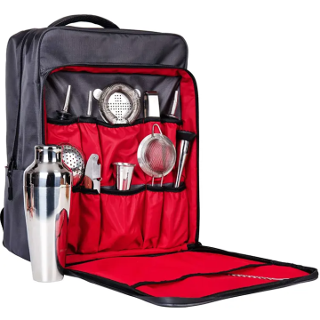 Professional Wholesale Travel Bartender Kit Bag with Storage Tools