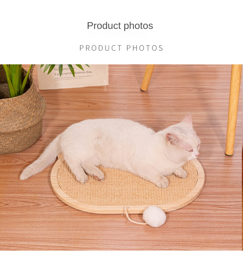 Manufacturer Wholesale Cat Scratcher Cat Toy Sisal Large and Small Cat Litter Wear-resistant Cat Claw Board Pet Supplies