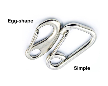 Egg Shape Carabiner Spring Snap Hook