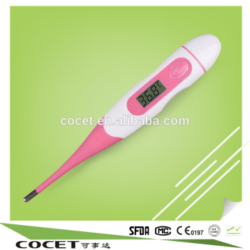 COCET high accuracy medical pen digital lcd thermometer with sensor probe