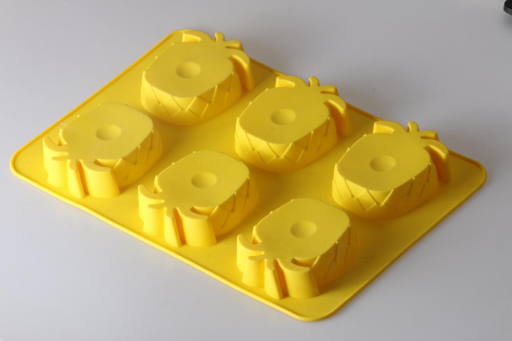 Pineapple shape silicone mold