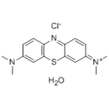 Fenotiazin-5-io, 3,7-bis (dimetilamino) -, cloruro, hidrato (1: 1 :?) CAS 122965-43-9