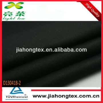 Black plain dyed twill fabric