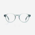 Moderna Round Acetate Mäns Optiska Frames