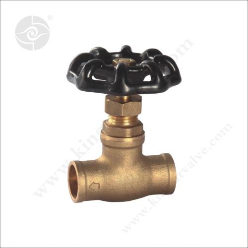 Valve d'arrêt de laiton noir manuel ks-5120