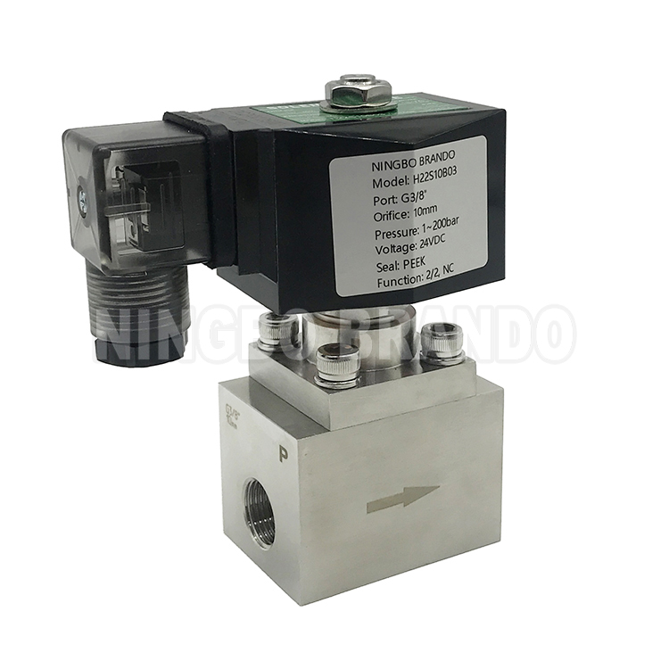 High Pressure Solenoid Valve 200 bar