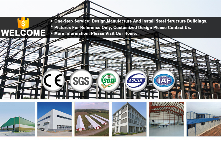 Morden Design Prefabricated Structural Steel Building Metal Frame Workshop