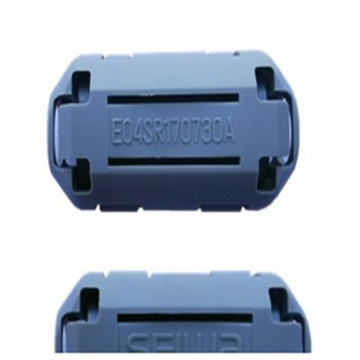 Black 7mm Ferrite Clamp-On Cable Filter Core