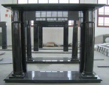 Black Marble Fireplaces(Direct Factory + Good Price)