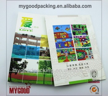 Promotional fashionable desirable booklet printing