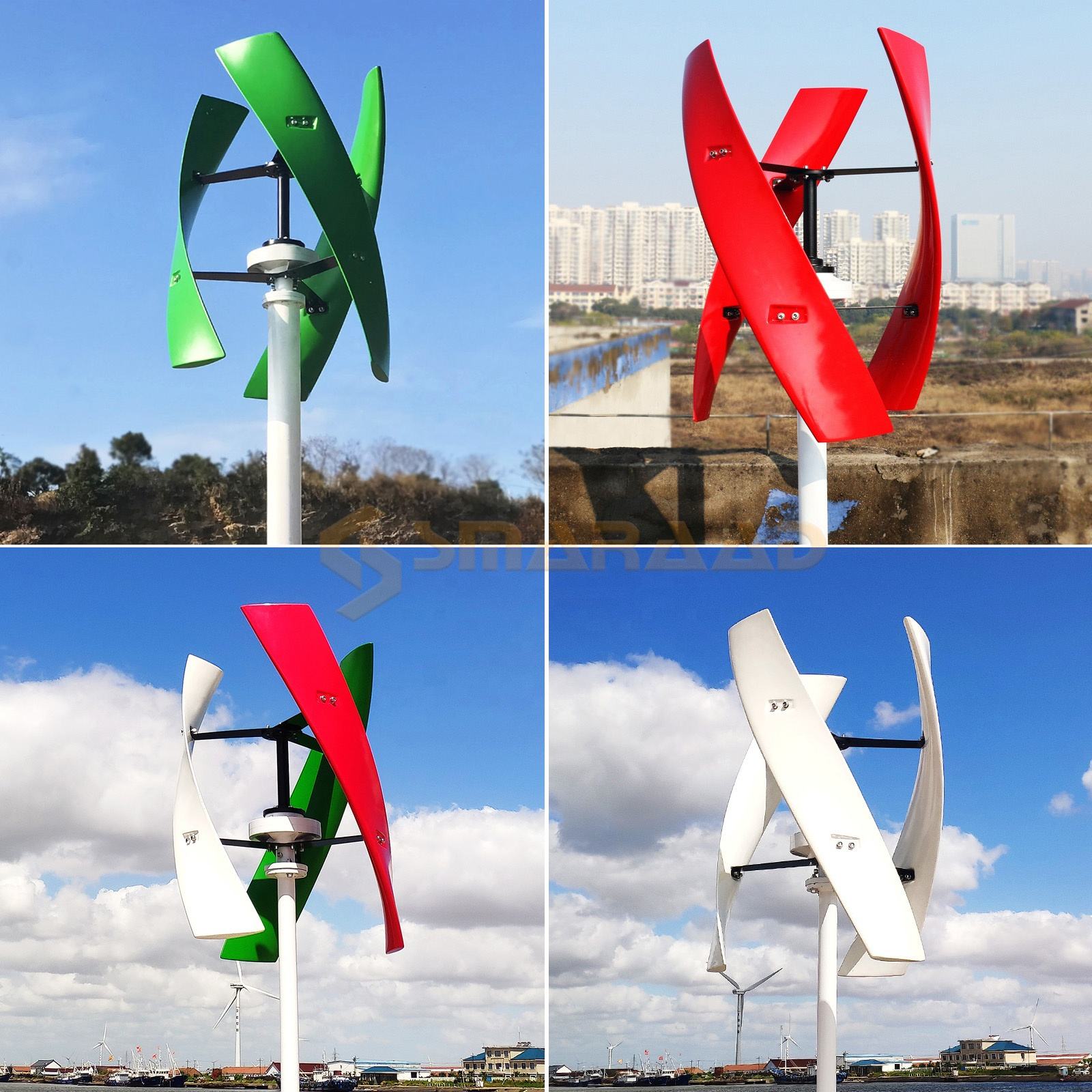 SXF-600W vertical wind turbine detail