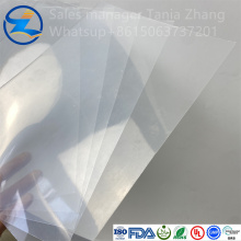 Clear PET 200 mic corona treated printed film