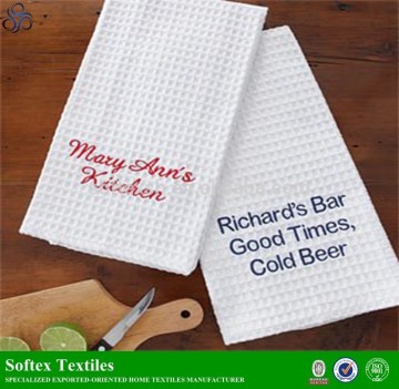 custom Kitchen Dish Towels Personalized Embroidered Dish Towels