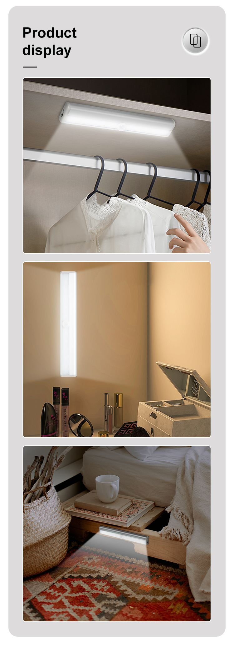 LED cabinet linear lights