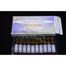 Injeção de paracetamol