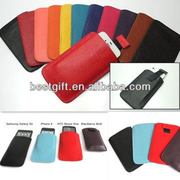 mobile phone leather case for iphone 4s