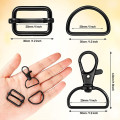 Benutzerdefinierter Metall -Schwenk -Schnapphaken für Handtasche