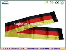 Polyester printing German flag scarf for promotion