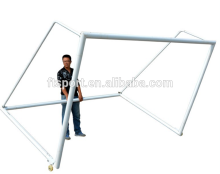 All aluminum futsal soccer goal/Mini soccer goal/football goal for sale with wheel and nets(EN748/BS8462)