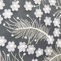 Wholesale Laser 3D Flower Embroidered Mesh Fabrics