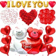 I Love You Banner Love Balloon