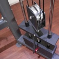 Dual adjustable pulley home used gym equipment